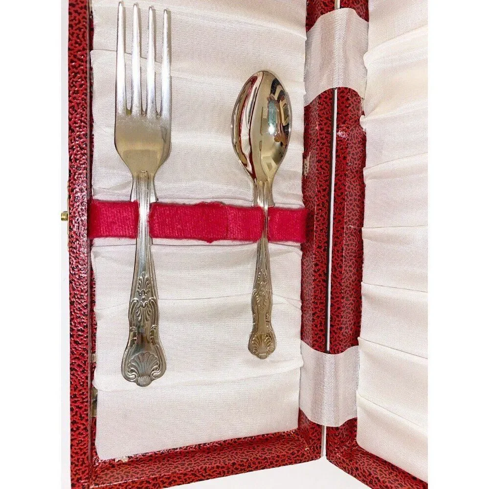 Vintage Cooper Ludlam Silver Plated Child's Flatware-Missing Knife